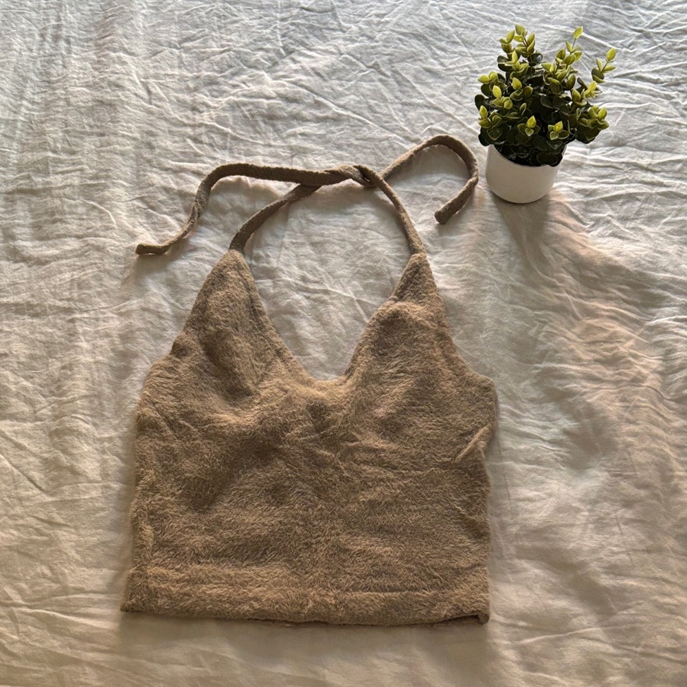 Gymshark Tan Crop Top